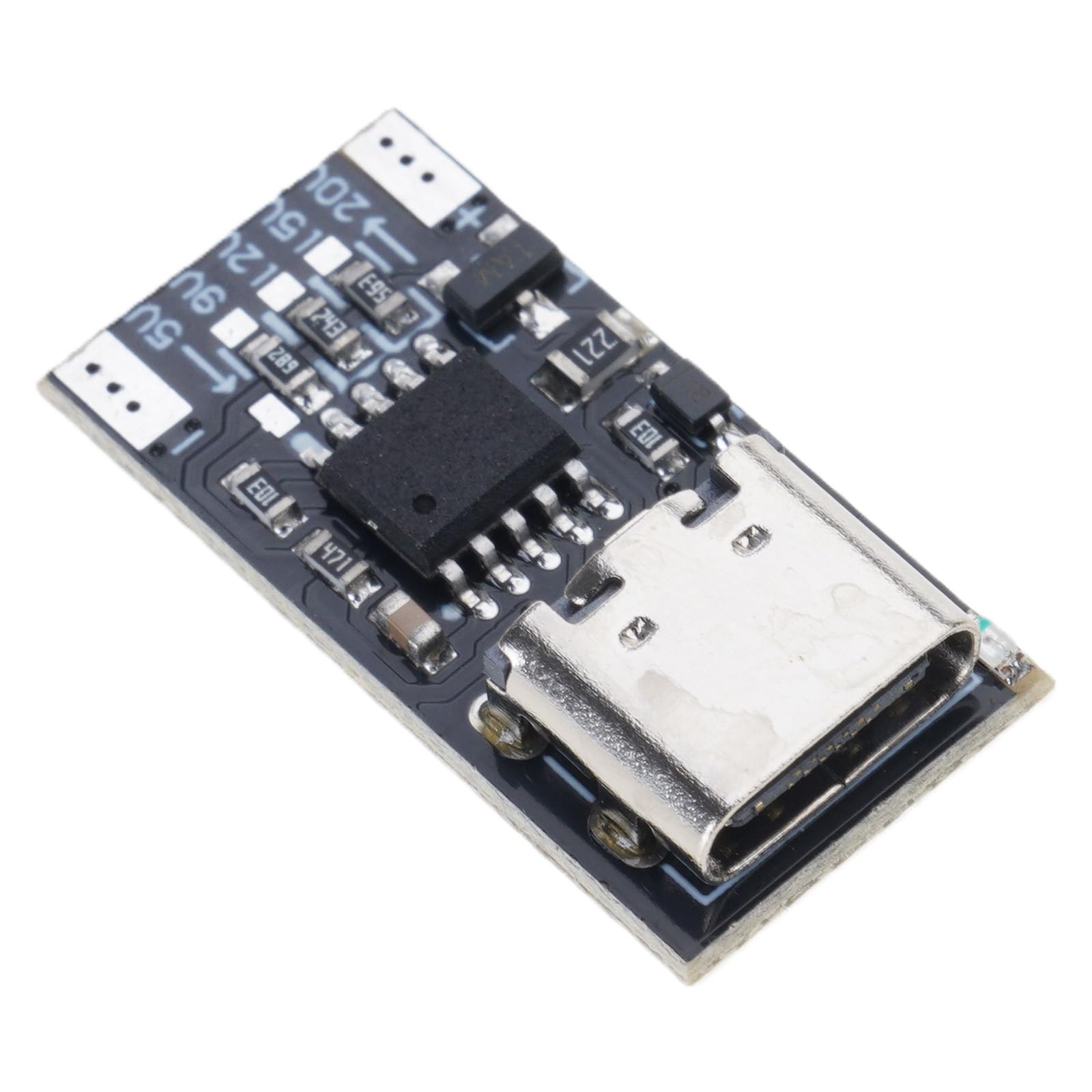 Buxuaaaa Intelligent Charging Triggering Board Delicate Size Programmable 9V 12V 15V 20V Outputs Compatible For Mobile Devices Usb C Voltages Protocols Module