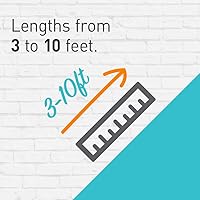 Vista 8 de C2G Legrand - Cable adaptador Mini DisplayPort a HDMI, adaptador de DisplayPort macho a macho, adaptador DisplayPort negro a HDMI, convertidor