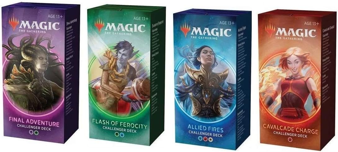 Magic the Gathering MTG 2020 Challenger Set of All 4 Decks