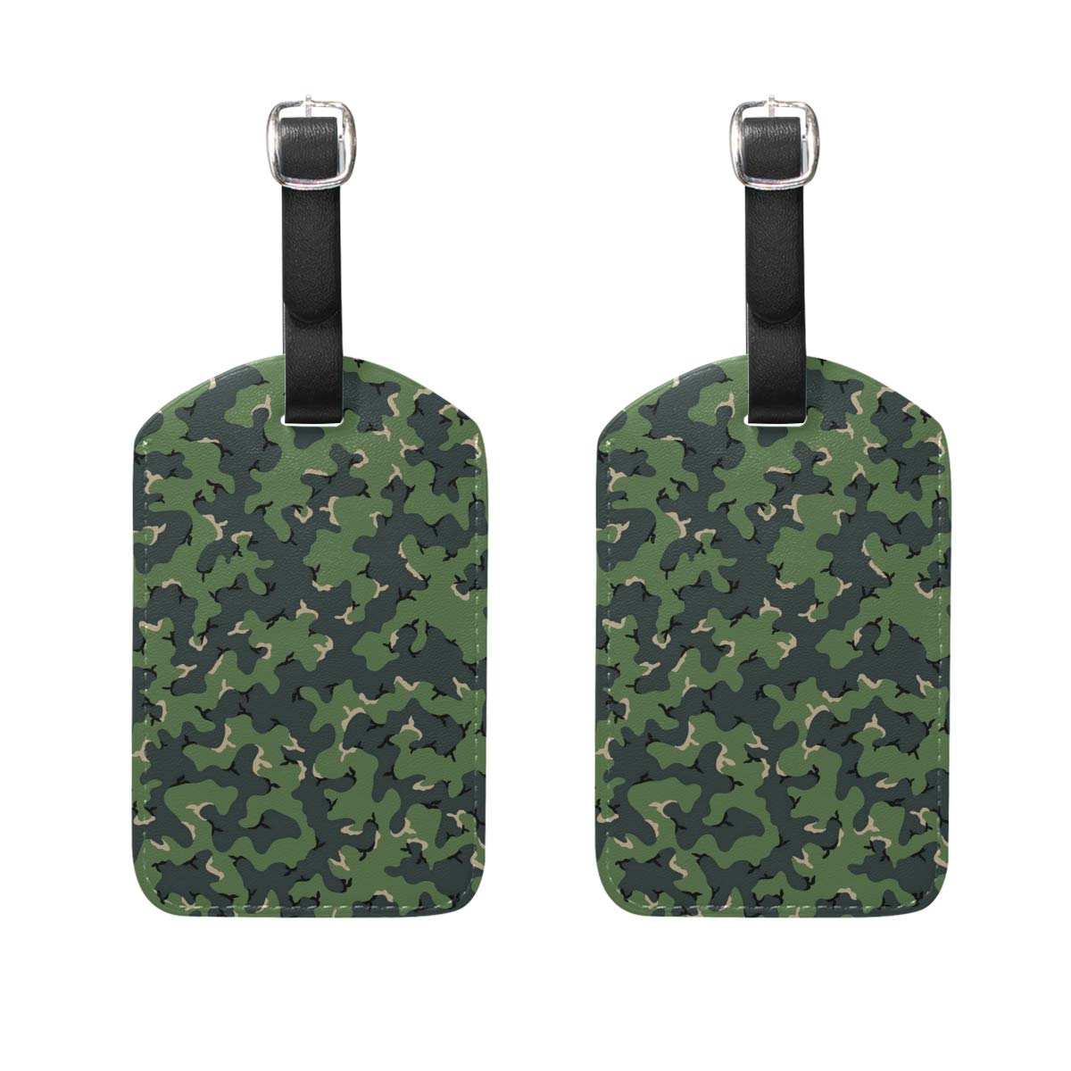 camo luggage tags