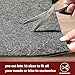 BAGAIL Felt and Natural Rubber Backing Rug Pads 1/4” Thick, Round 6 Ft Non Slip Carpet Gripper Keep Rugs in Place, Under Area Rug Protective Cushioned Pads, Carpet Runners, Hardwood Floors Protection
