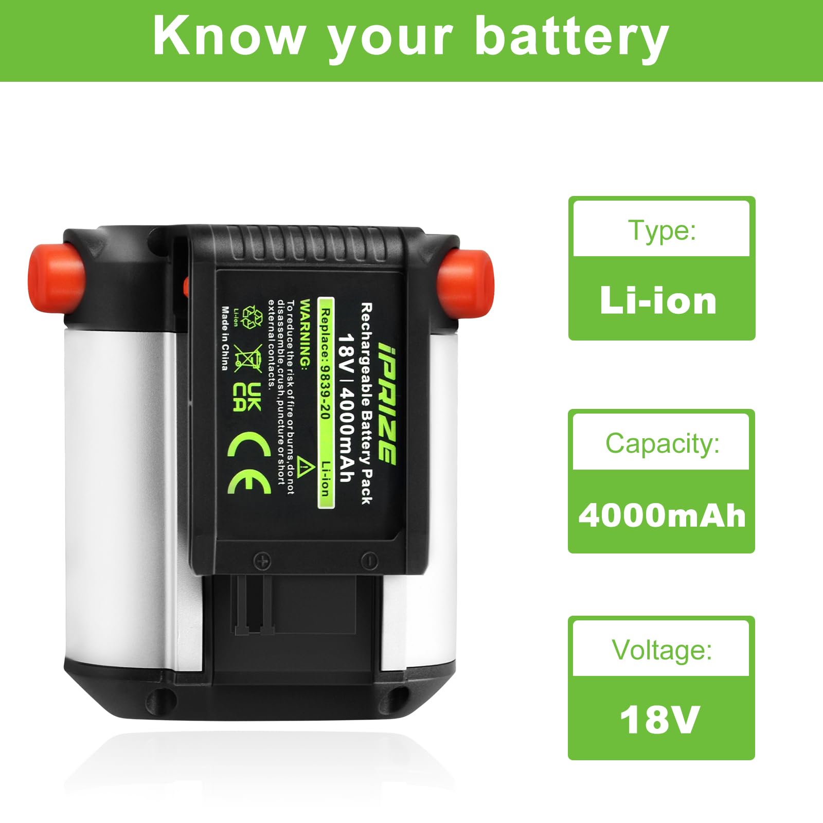 18 V 4000 mAh akumulator litowo-jonowy do Gardena BLi-18 9840-20 9839-20 kompatybilny z narzędziami Gardena 18 V