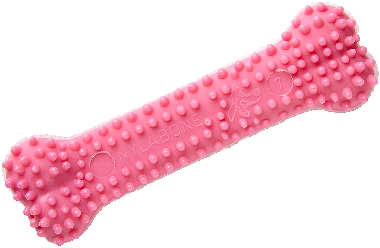 Nylabone Puppy Bone Chicken Petite Pink Nylon Teething Toy for Dogs - 9 Pack