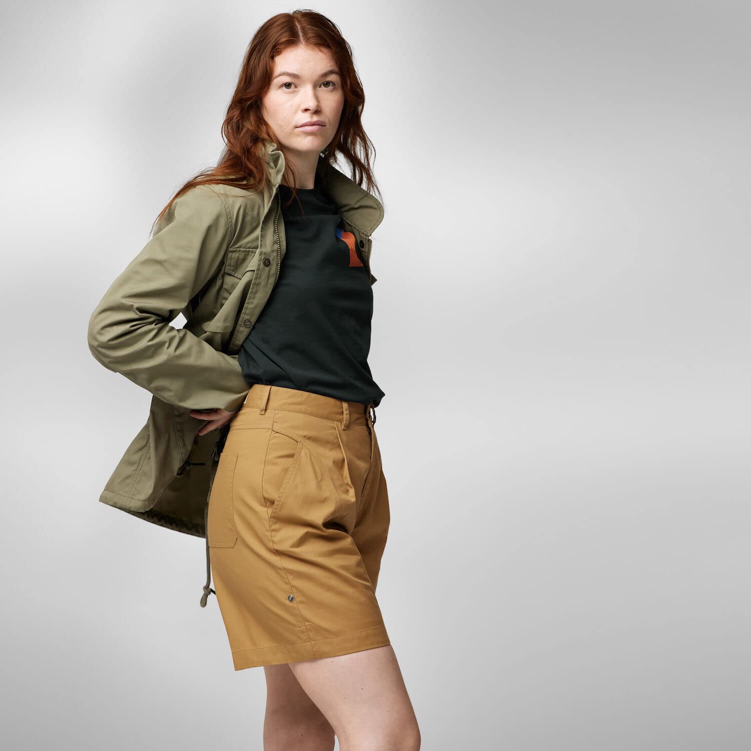 Fjällräven Szorty Vardag W - Szorty Kobiety