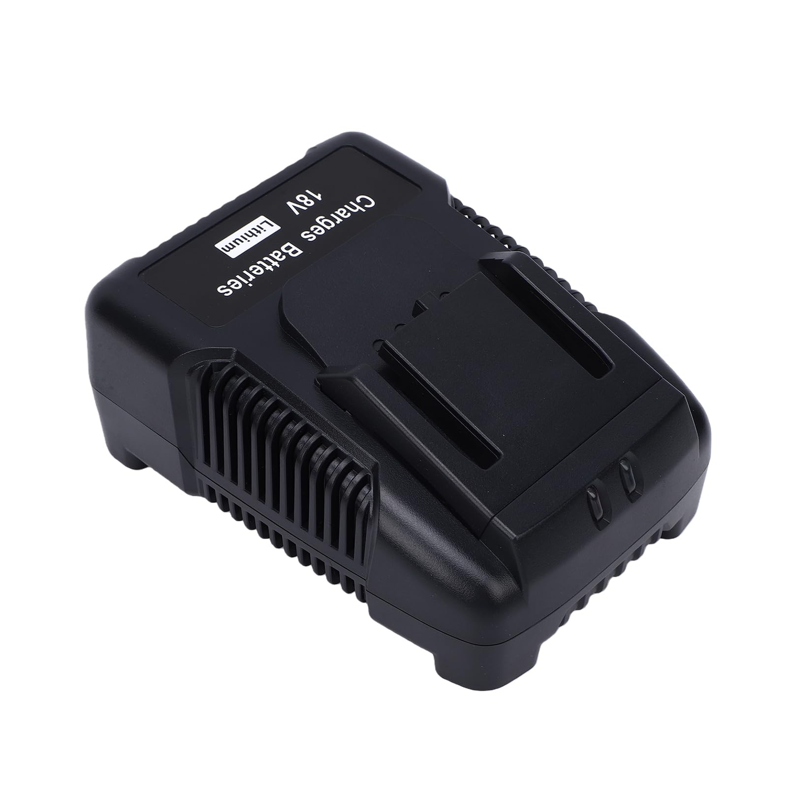 Matybobe Cargador de Batería de 18 V Cargador Batería Repuesto Herramientas Inalámbrico Indicador LED Química Dual 42 W 2.0 A con Protección (Enchufe Europeo 250V)