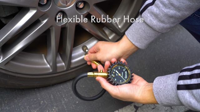 Image of AstroAI Tire Pressure Gauge 0-60 PSI, Large Glow Dial for Car, SUV
