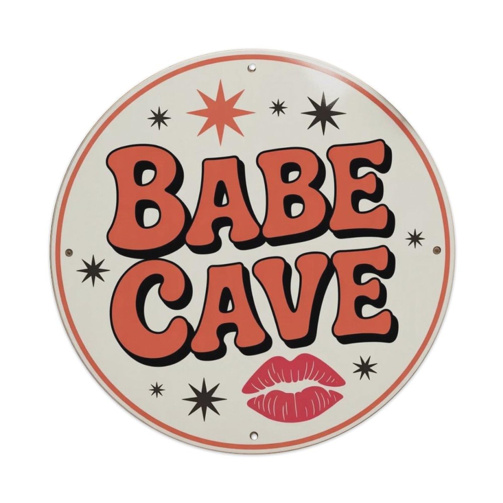 Lvalogy Style Babe Cave Y2k Metal Tin Sign Plaque