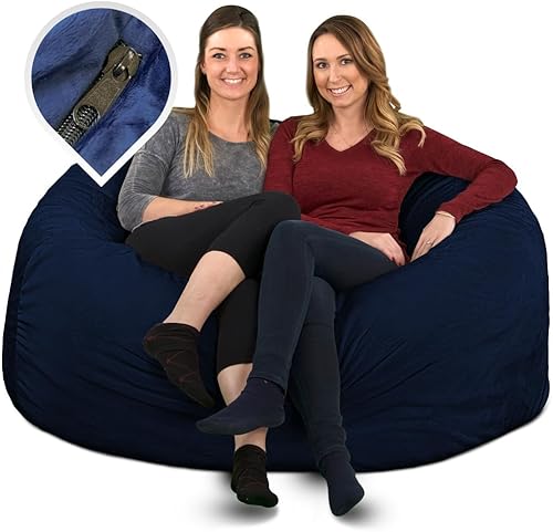 Miniatura 6 de ULTIMATE SACK 5000 (5 pies) Funda para silla puff en varios colores solo funda (5000, ante borgoña)