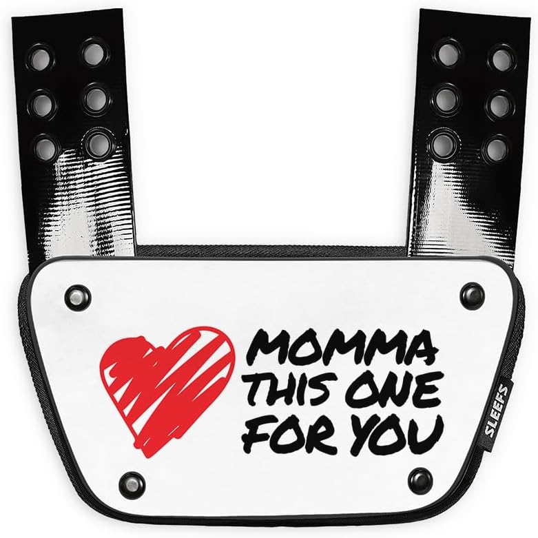 SLEEFS Football Back Plate – Youth & Adult Back Protector with Multiple Designs – Lightweight, Durable, Impact-Resistant Pad