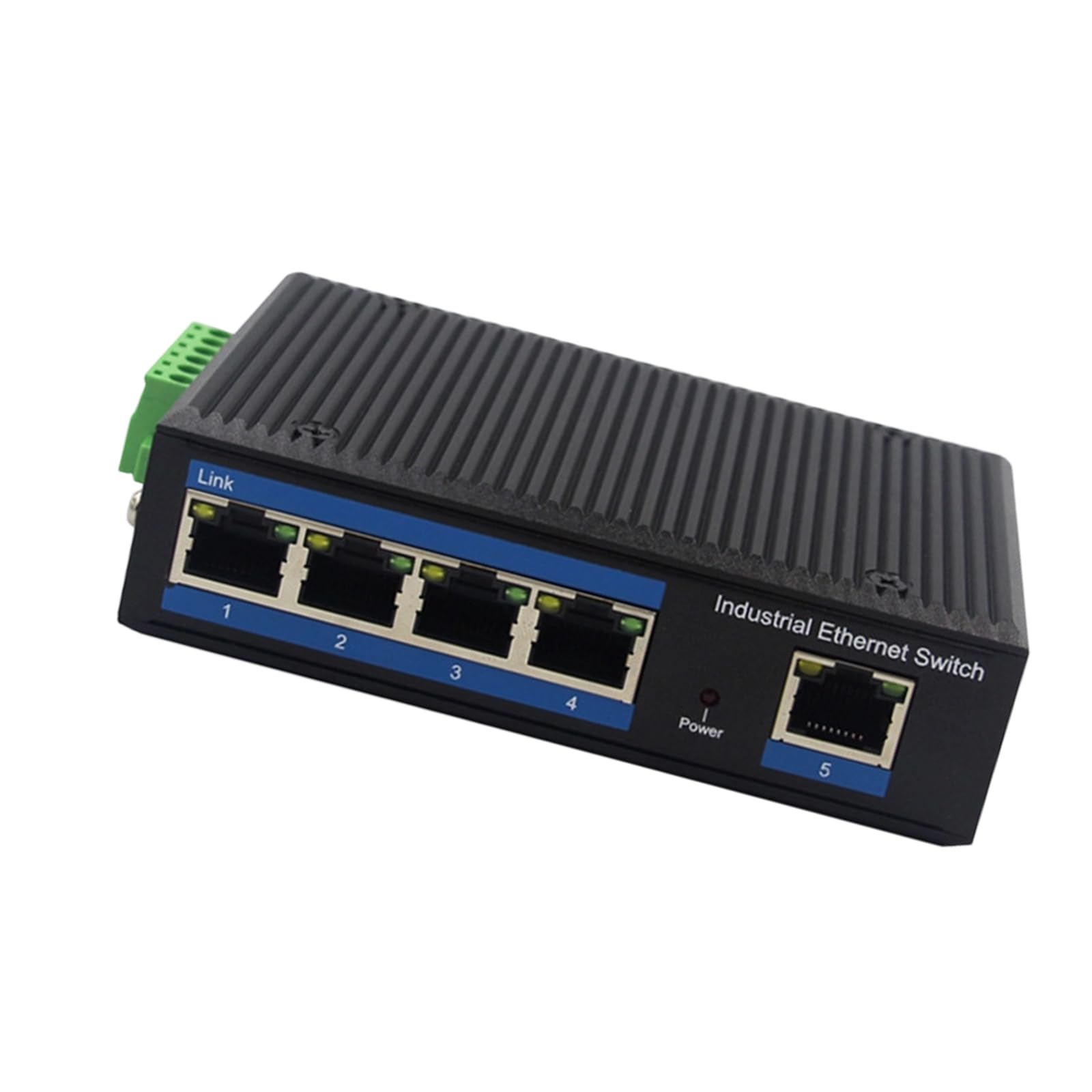 Switcher Rete a 5 Porte con velocità 100 Mbps e Design a Basso Rumore Protezioni industriali per uffici Utilizza Switcher Rete