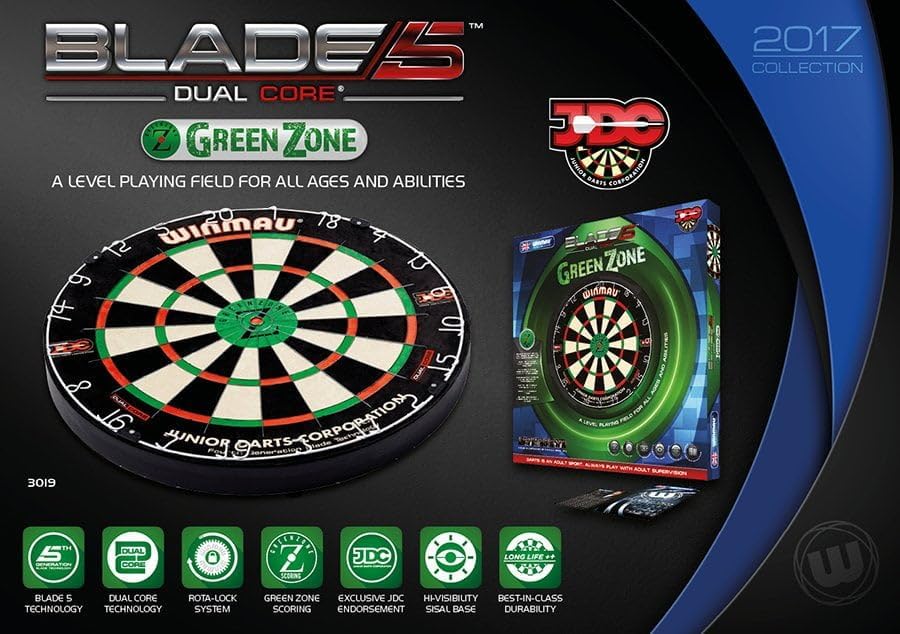 Vista 3 de Winmau Green Zone Blade - Diana de doble núcleo