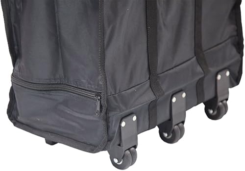 Miniatura 8 de Vispronet - Tienda de campaña de acero para caravana con 2 paredes completas de 3.9 x 7.9in, 1 bolsa de 3.9 x 3.9in y kit de estacas, Negro