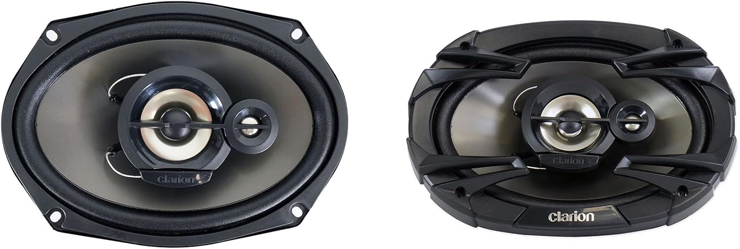 Clarion Pair SE6935R 220 Watt 6x9 Coaxial 3-Way Car Audio Speakers