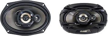 Clarion Pair SE6935R 220 Watt 6x9 Coaxial 3-Way Car Audio Speakers