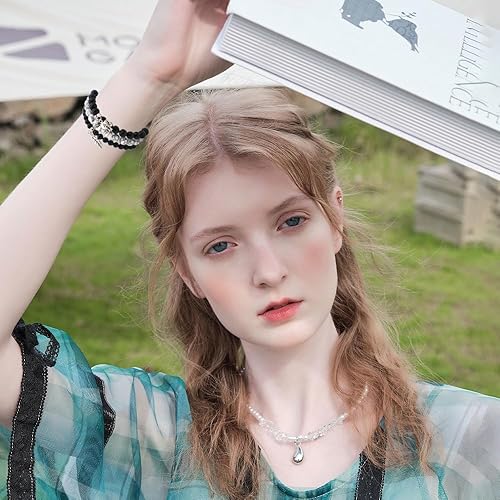 Miniatura 2 de C&L Accessories Pulseras compatibles con bandas Fitbit Versa 3Versa 4Fitbit Sense 2Bandas Sense para mujeres y hombres con cuentas de piedras