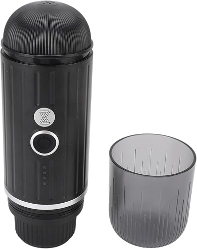 Miniatura 2 de Cafetera eléctrica portátil Cafetera de viaje automática para camping, coche, cafetera, calefacción inalámbrica, compatible con cápsulas de café