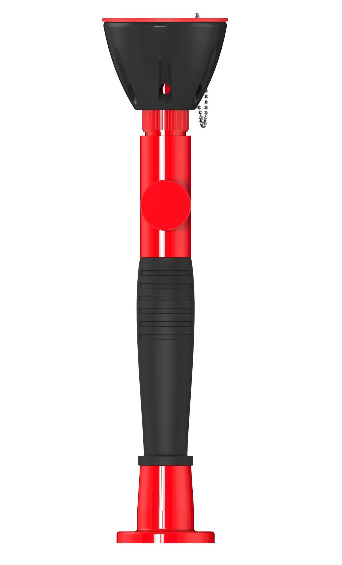 D-AR Doccia oculare d’emergenza certificata DIN 75 mm x 260 mm rosso