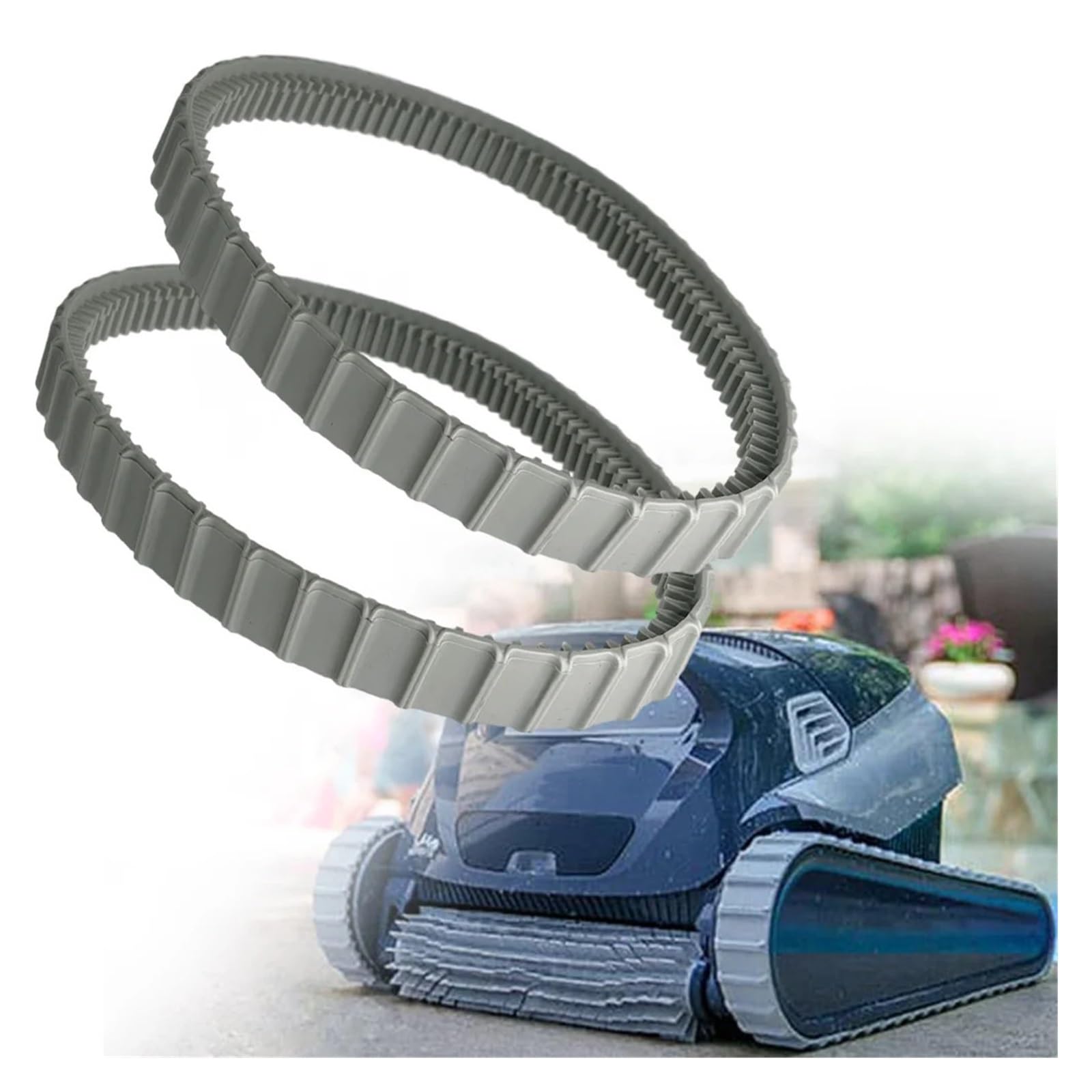 2 Pz Gomma Grigia Pulitore Piscina Tracce Robot Trazione Giardino Di Casa Piscina Pulitore Parte 9983152-R2 Accessori Di Ricambio