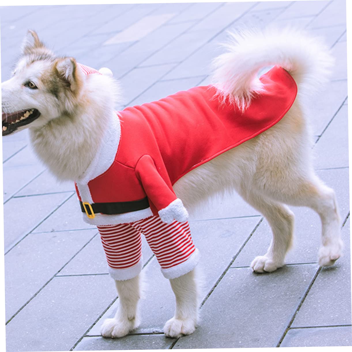 INOOMP 3juegos Traje De Navidad para Mascotas Ropa De Disfraz para Perros y Gatos y Cómoda para Fiestas y Celebraciones De Invierno
