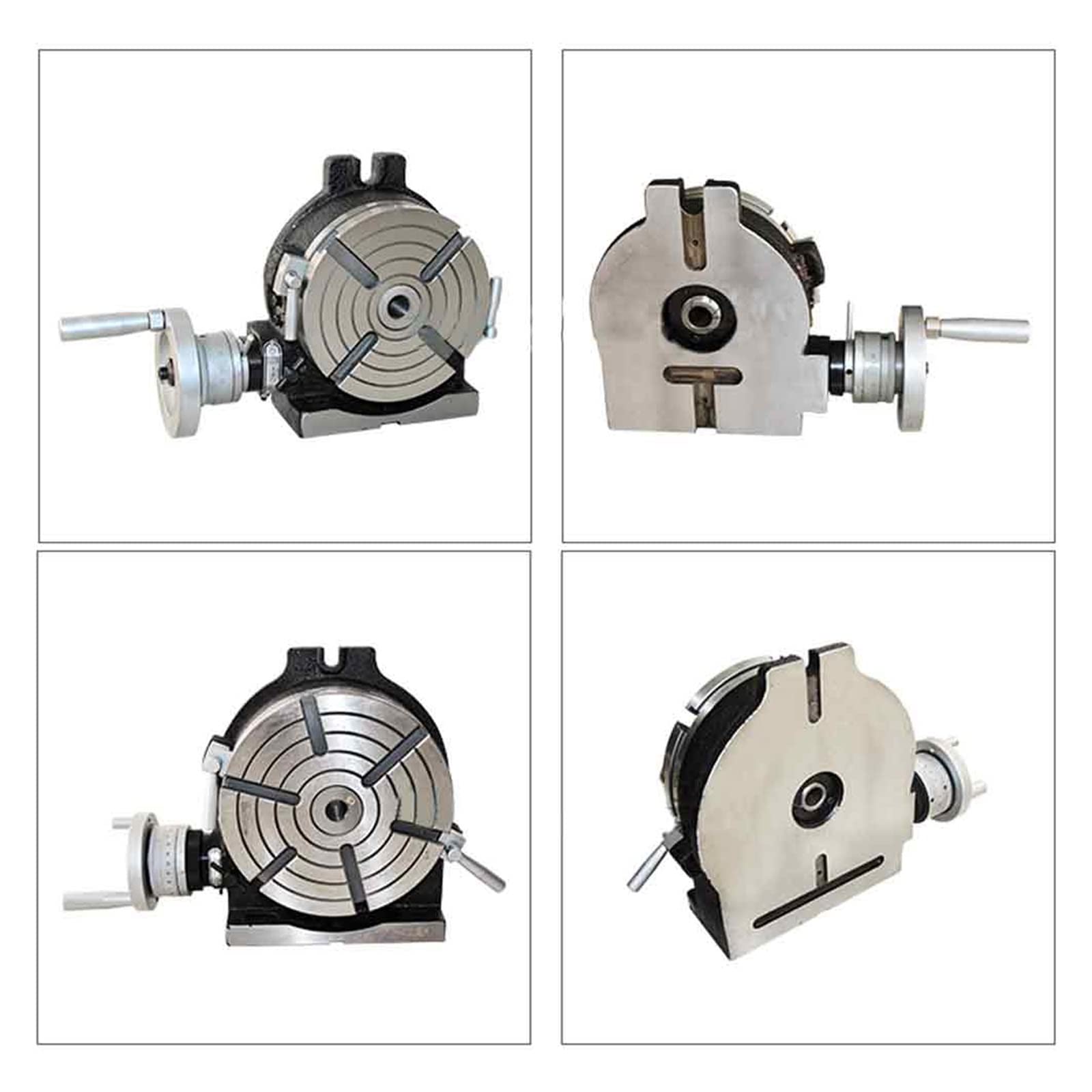 Fresadora de doble propósito Vertical y Horizontal de 150mm de diámetro HV6, mesa giratoria Vertical Horizontal de alta precisión