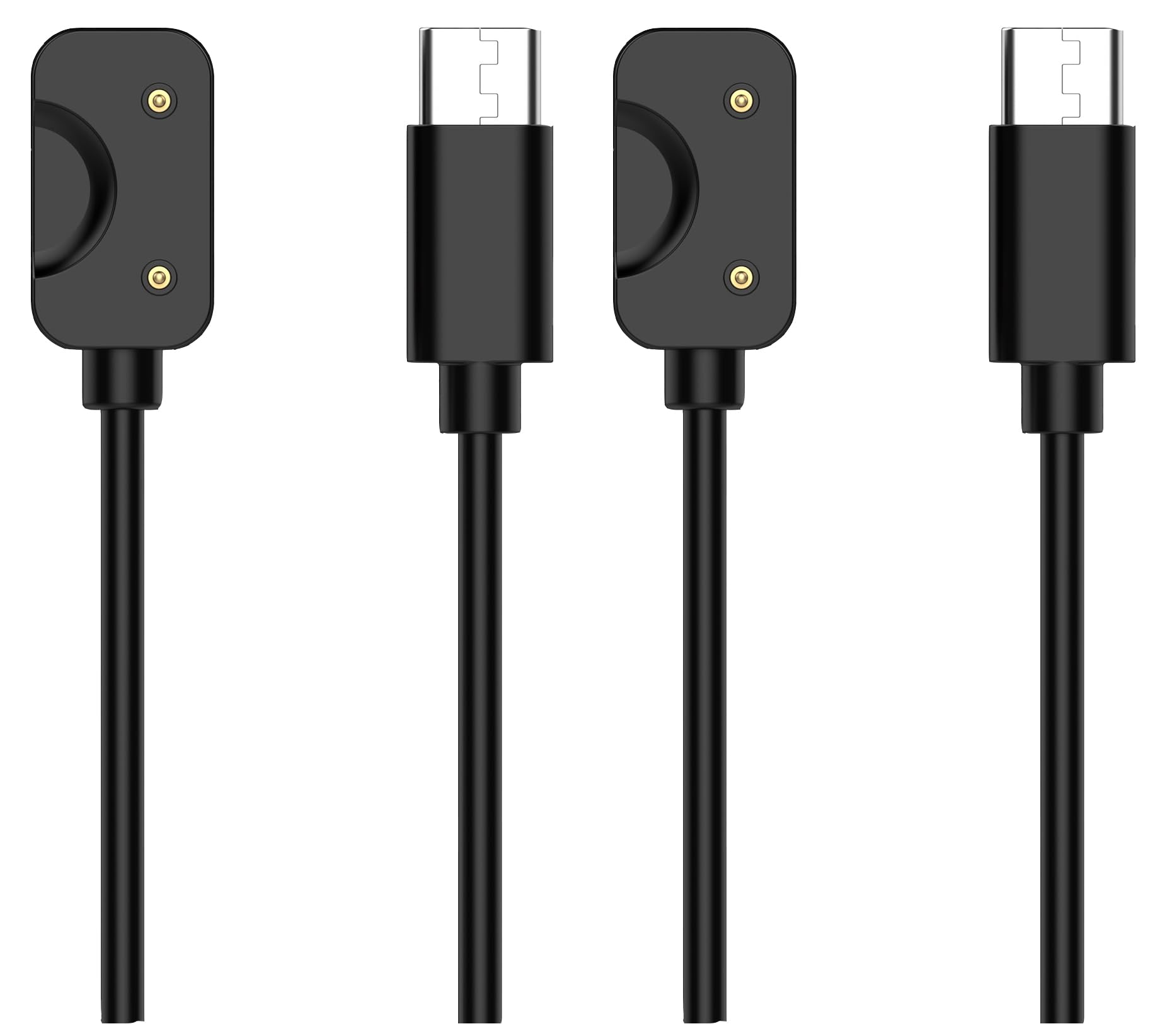 2Pack USB C Cables Intended for Samsung Galaxy Fit 3 Watch Accessories Charging Stand 3.3Ft USB Watch Charger