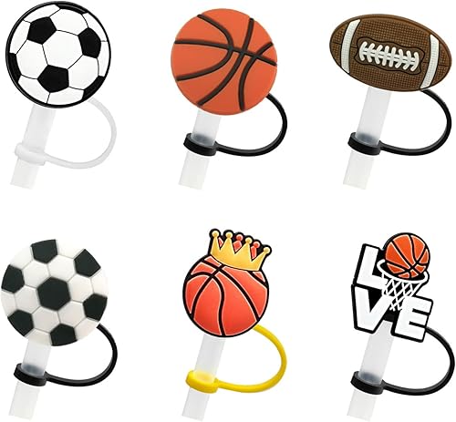 Miniatura 1 de 6 fundas de pajita, cubiertas de punta de paja de silicona, tapa de popote de silicona, tapas de popote reutilizables, cubiertas de punta de paja a