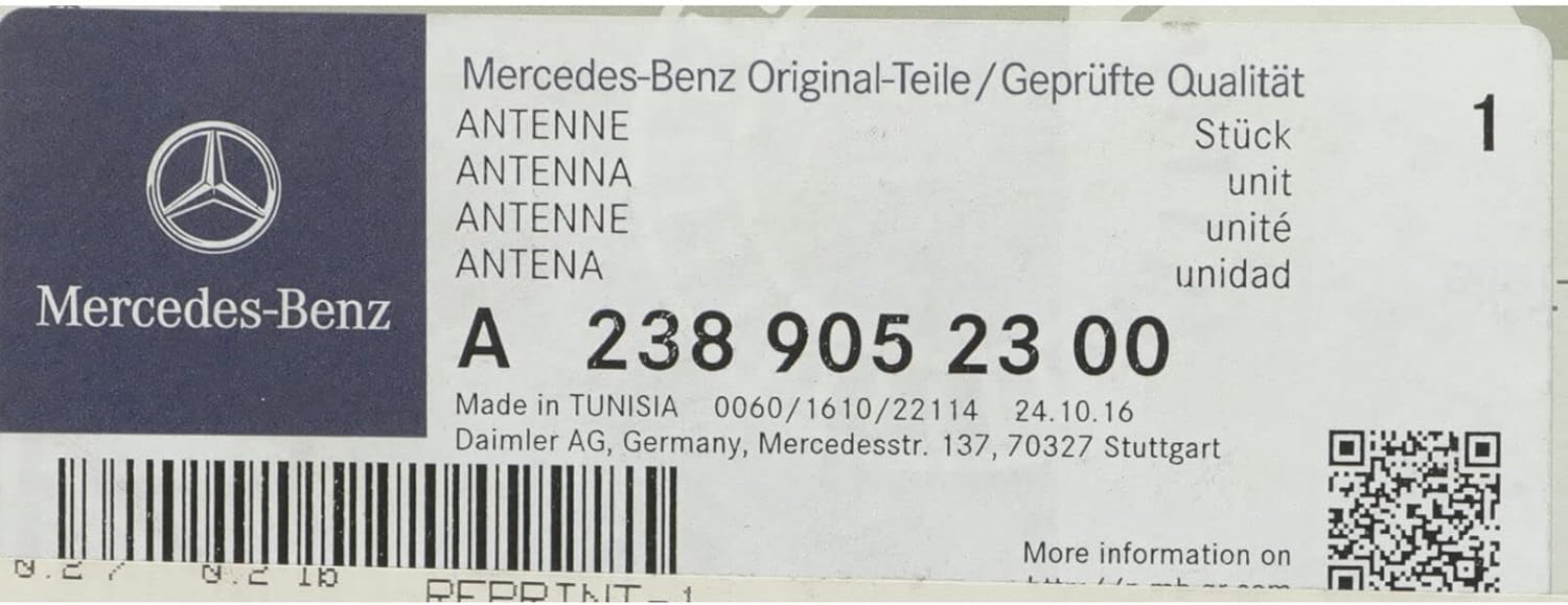 Genuine Mercedes-Benz Antenna 238-905-23-00