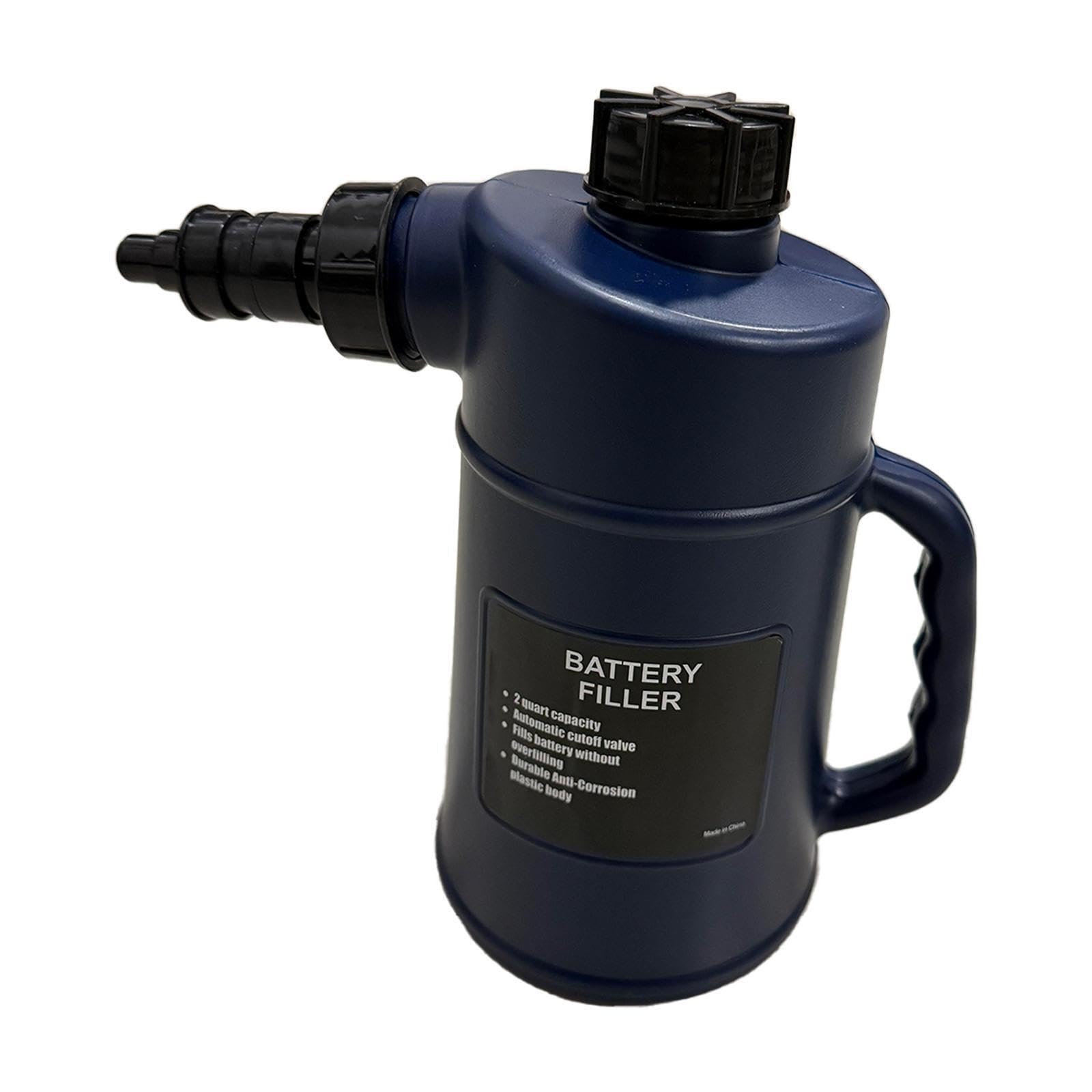 AUYXSSZ Battery Water Jug with Automatic Shutoff and Robust All Automotive Fluid Filling Tasks and Cart Battery Water Filling.Widely Used for Garage Or
