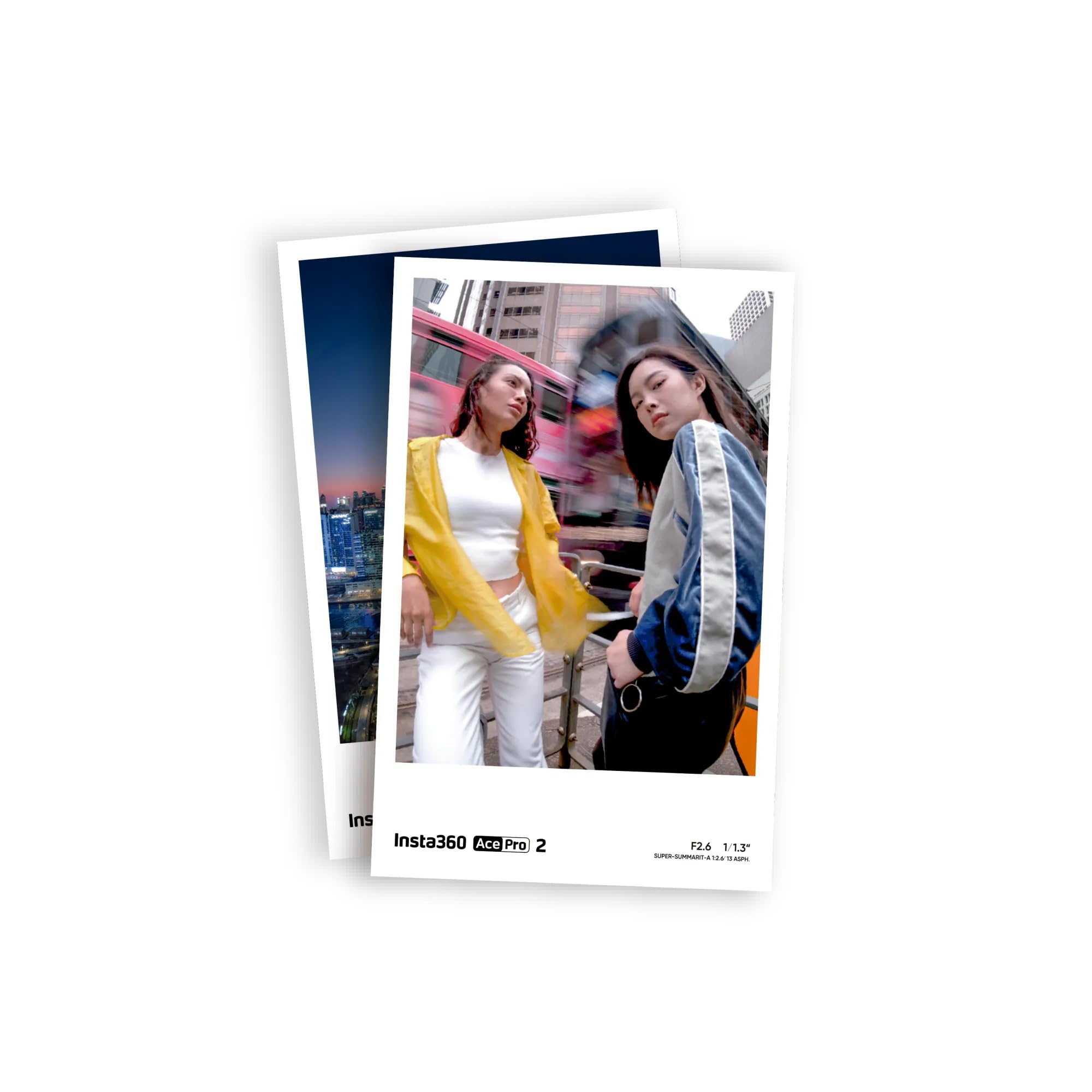 Insta360 Lot de 2 Paquets de 10 Feuilles de Papier Photo instantané pour imprimante Ace Pro 2 et Pocket 20 Photos avec Ruban