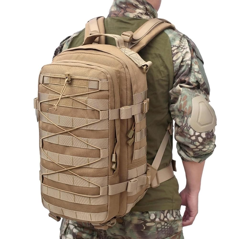 Zaino Borsa per Utensili, Sport All'aperto Alpinismo E Caccia Borsa, Viaggio Escursionismo Pesca Multifunzionale-Nero