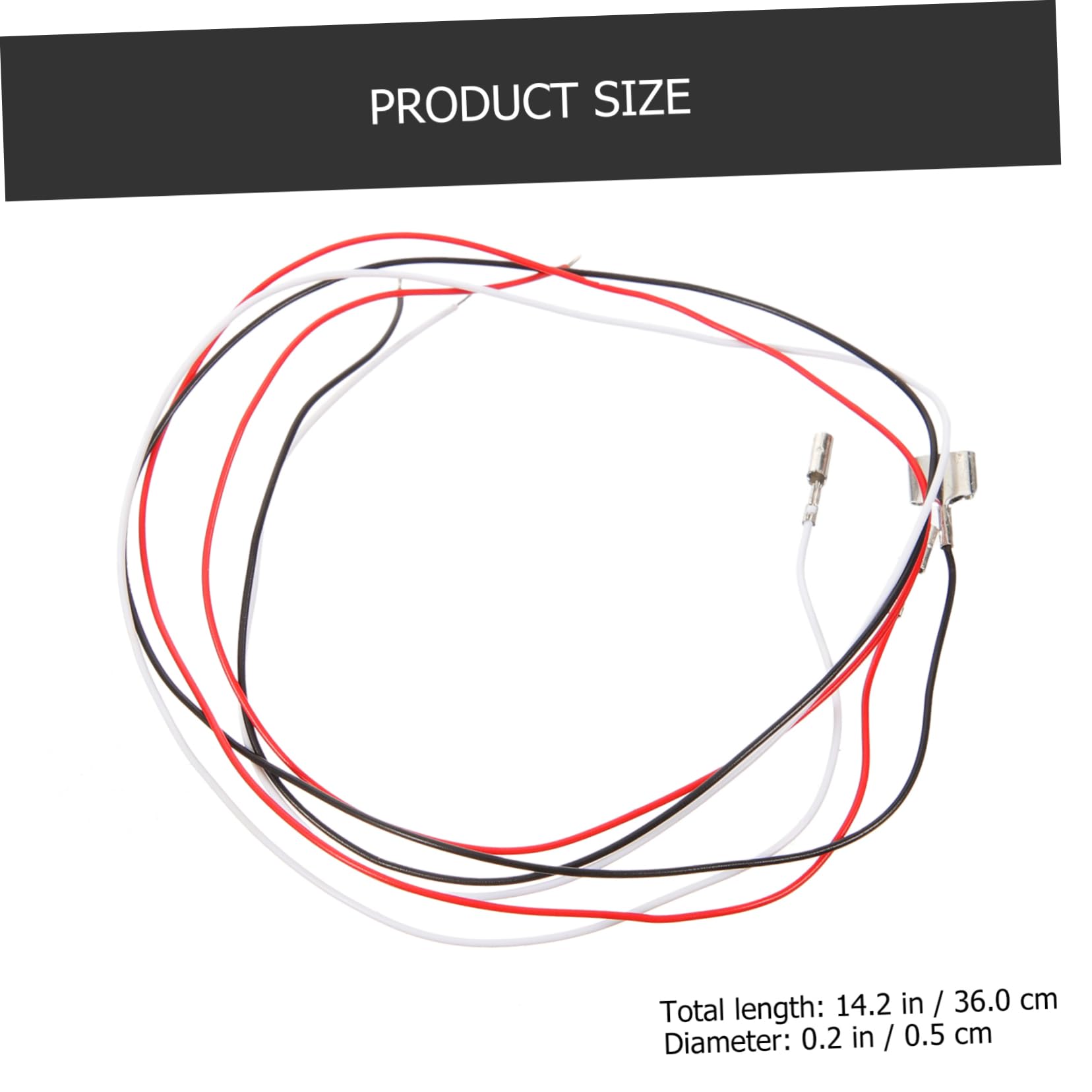 MOLUCKFU Plastic Phonograph Lead Wire Set for Headshell Red-Brown-Black Record Player Wires for Phono Turntable Supplies