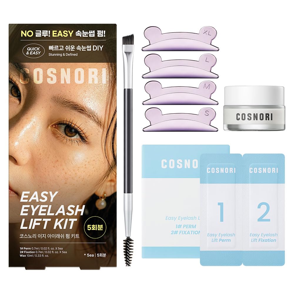 Amazon.com: COSNORI Easy Eyelash Lift Kit - DIY Lash Lift Kit