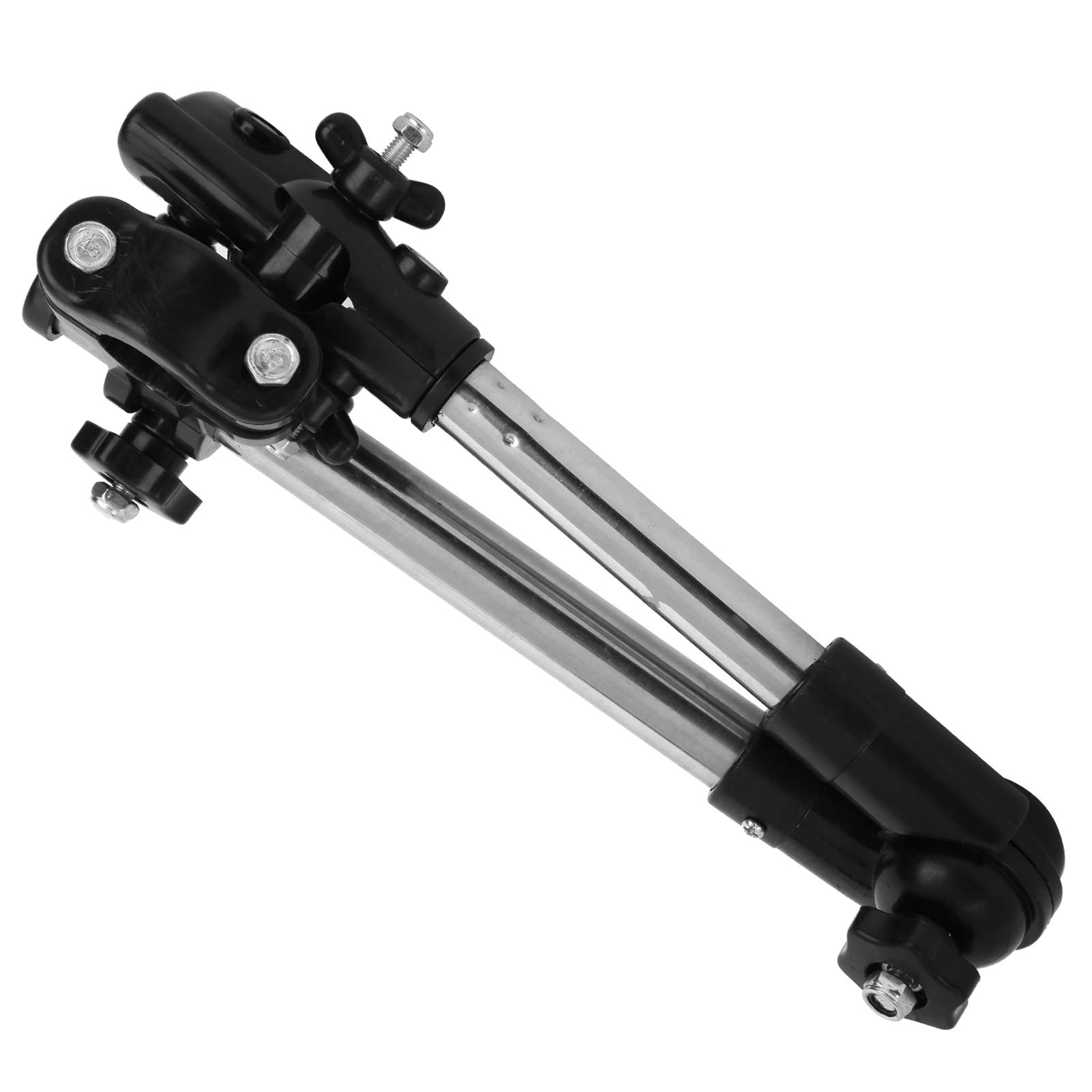 Soporte de Paraguas para Cochecito, Soporte de Montaje de Paraguas de Bicicleta de Silla de Ruedas Ajustable de Acero Inoxidable Paraguas Manillar Soporte para Bicicleta Cochecito Andador