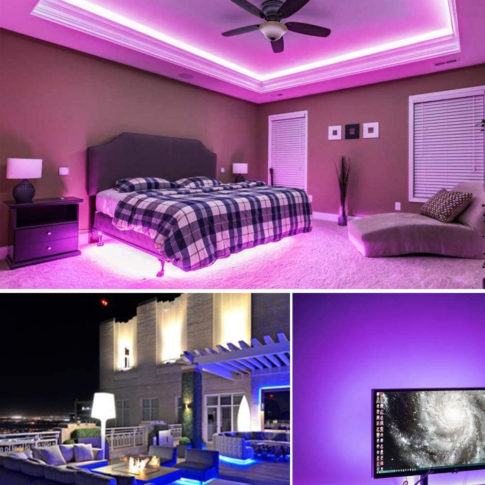 5M WIFI COB RGB LED Striscia Della Luce Della Catena 576LEDs/M 2880LEDs 24V Dimmable Deformable LED Luce Con Telecomando, Striscia Della Luce Della Banda Funziona con Google Home Assistant/Alexa