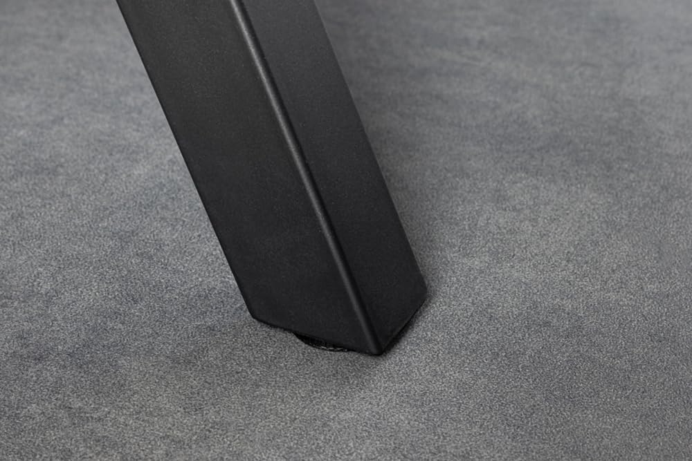 Riess Ambiente Industrial Bartisch WILD - 120cm - grau schwarz - Wildeichen-Design Metall X-Gestell