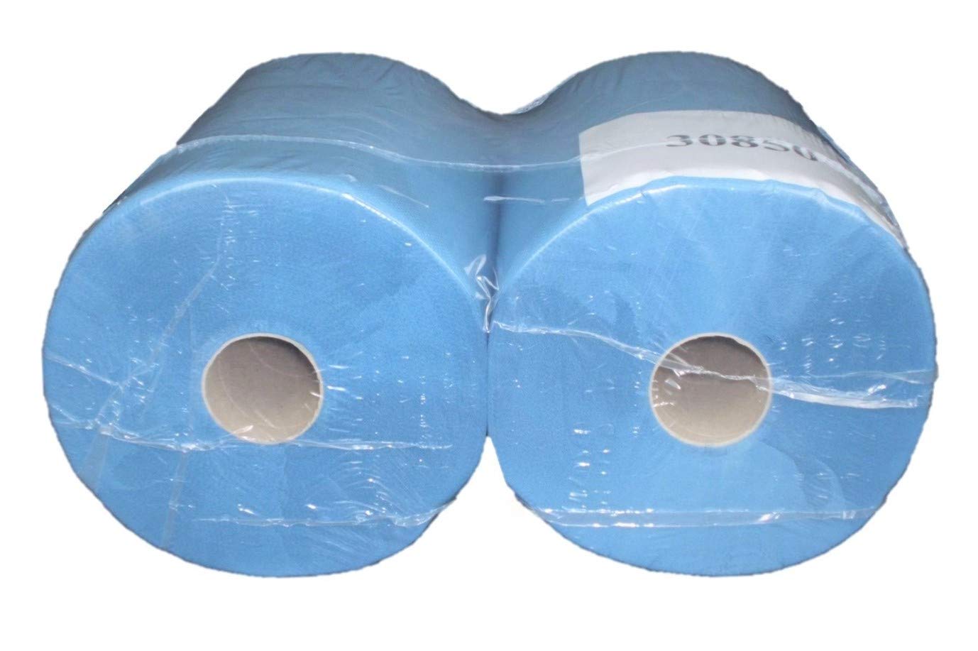Putztuchrollen 3-lagig, 37 x 38 cm, 500 perforierte Abrisse, wischfest, für alle Bereiche, VE: 2 Rollen im Folienpack