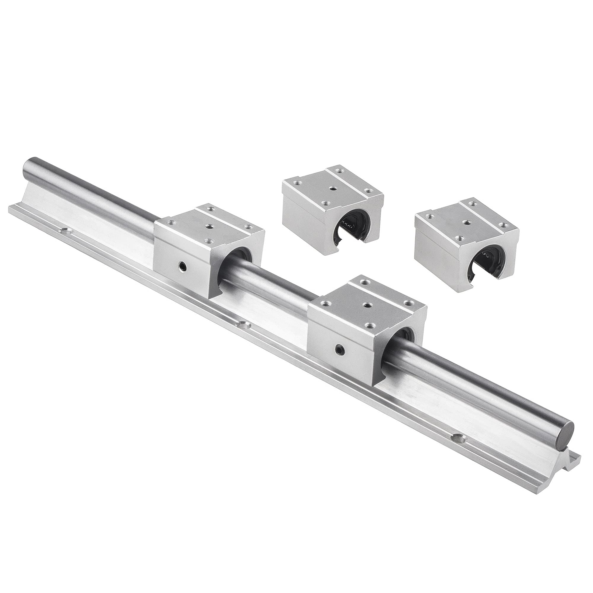 Kit Guide Lineari HGR20 600mm Per Stampanti 3D E CNC - 2 Binari + 4 Blocchi Scorrevoli - Foto 2