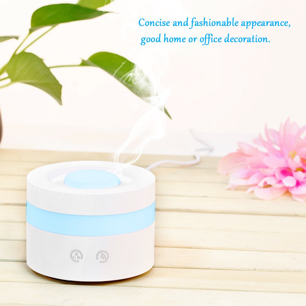 Mini USB Essential Oil Diffuser, Pandawill 100ml Portable Humidifier