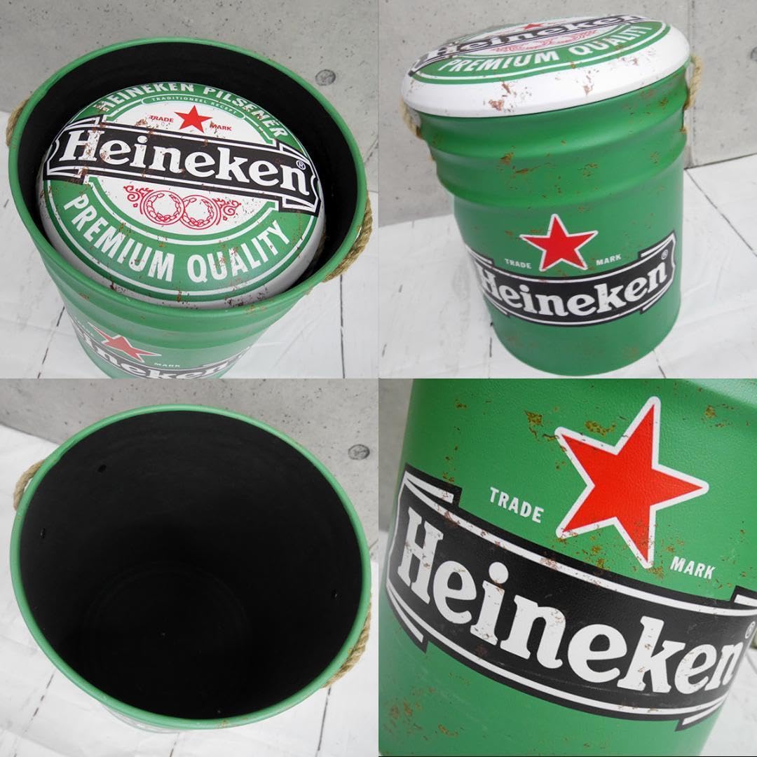 Amazon.co.jp: スツール ハイネケン ブリキ アメリカン雑貨