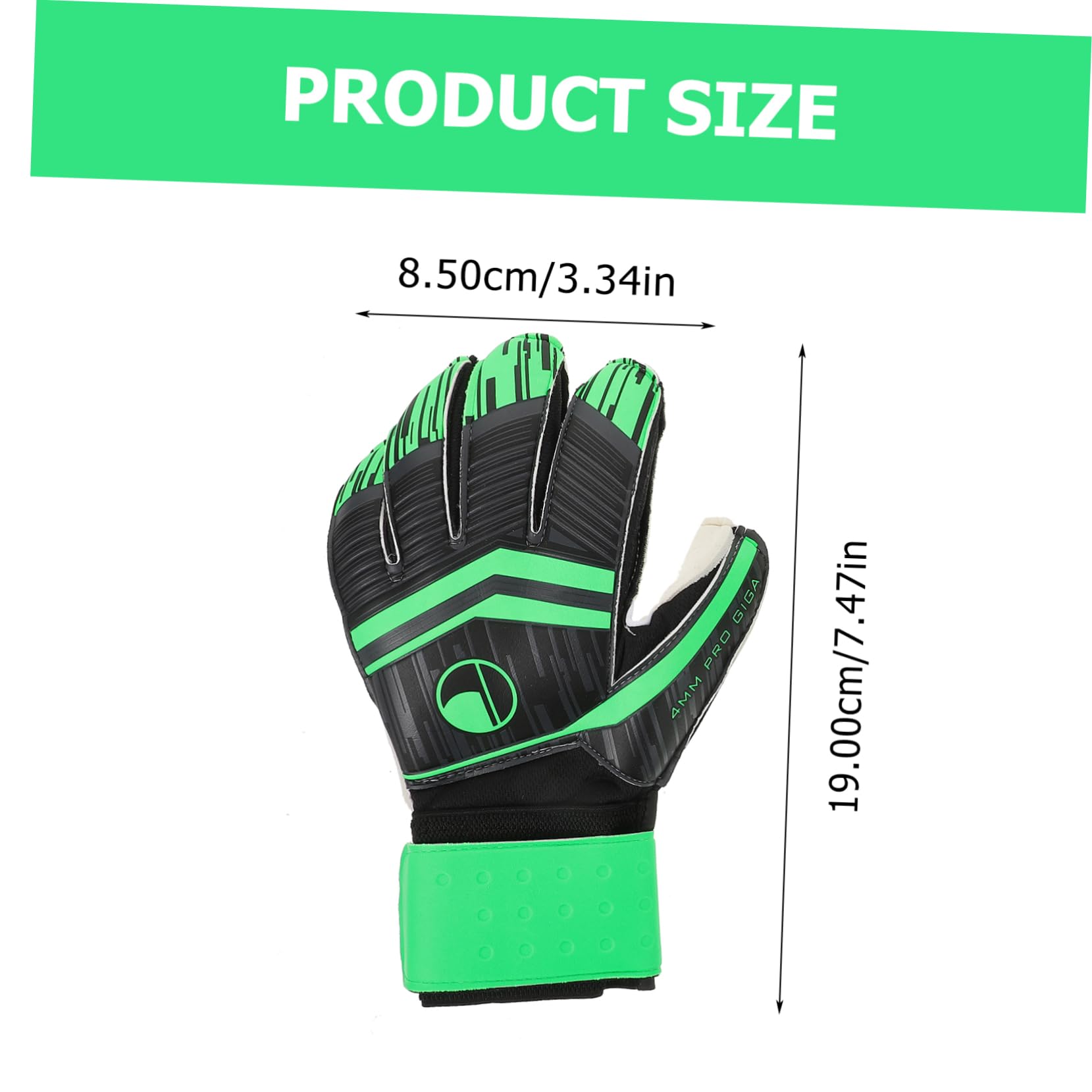 TOGEVAL Professional Goalkeeper Glove Glove Sturdy Soccer Football Accessory
