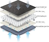 Vista 2 de QQXX 4 camas ajustables de metal para sofá, cama plegable resistente Fram, camas portátiles para invitados, plegables, cama para interiores