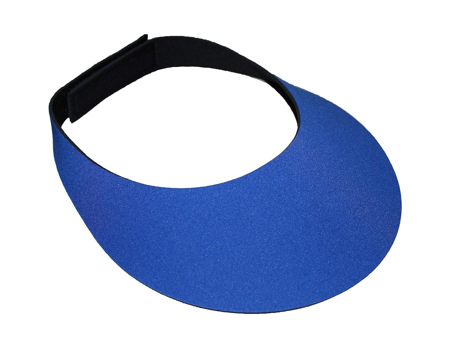 Reversible Visor Cap for Shooting Archery Golf Tennis & Outdoor Sports | Lightweight Sun Protection Cap with Adjustable Fit | Neoprene Fabric | Blue/Black | Pack of 1-image-45