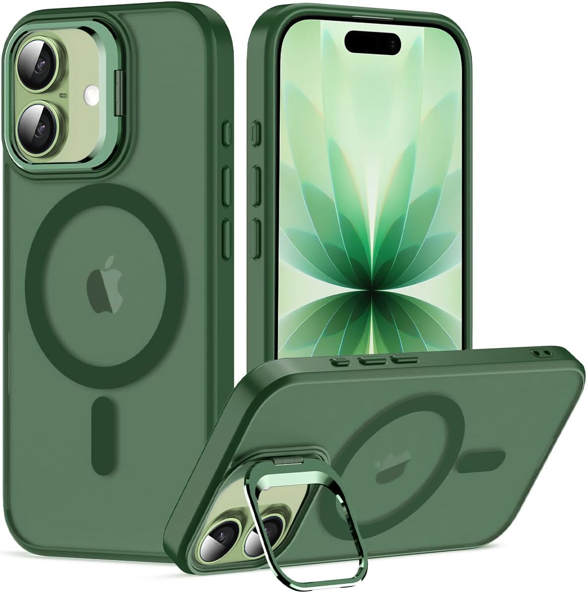 Elzzi Kickstand Case for iPhone 18 Pro Max/iPhone 17 Pro Max Case MagSafe Compatible, Builtin Adjustable Camera Stand, Translucent Matte AntiFingerprint Heavy Duty Shockproof Cover, Cosmic Orange — Amazon image 12