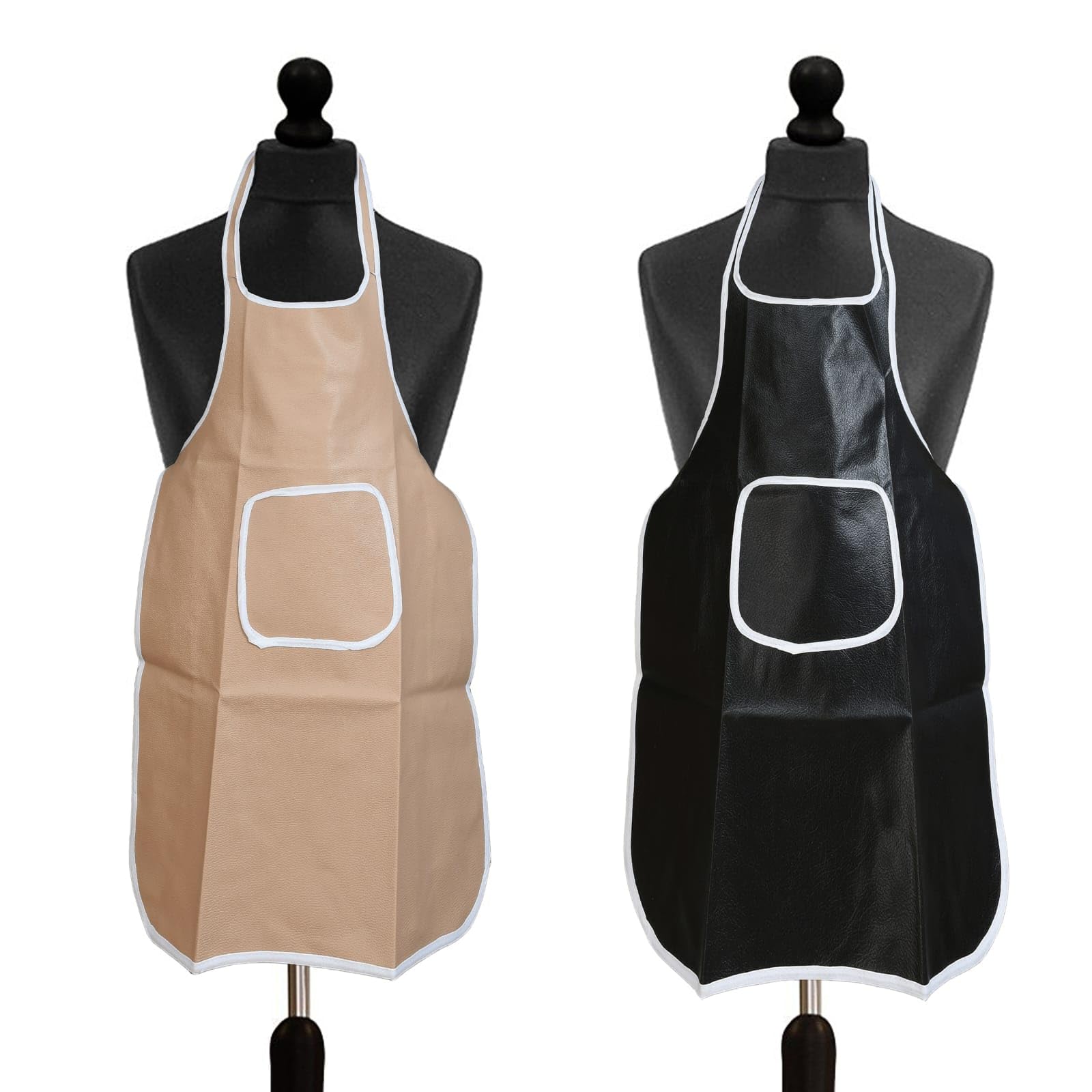 Rexine Waterproof Apron for Kitchen & Salon | Heavy Duty Oil & Water Resistant Apron for Cooking, Cleaning, Hair Cutting & Dishwashing | Durable Protective for Men & Women-image-18