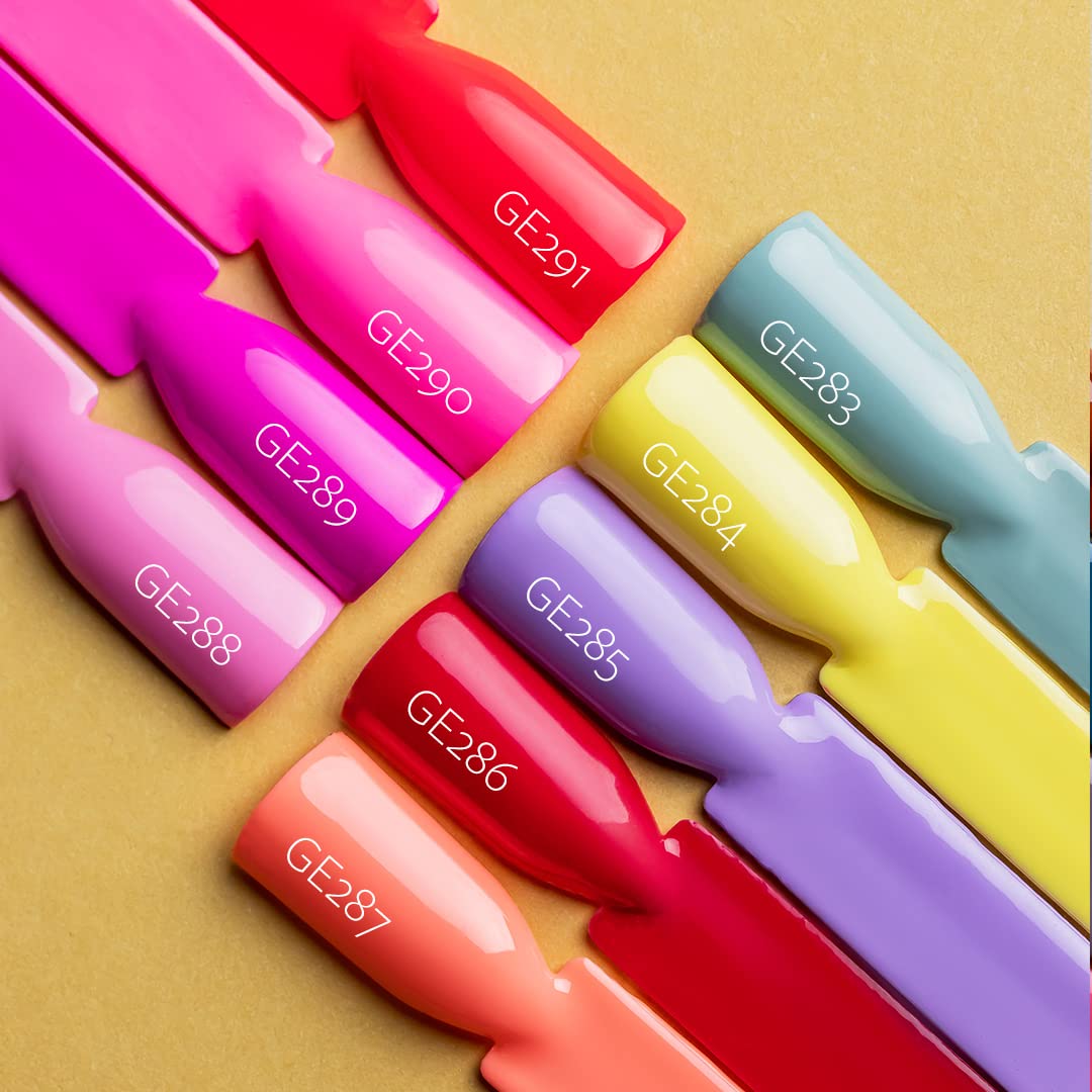 Zestaw lakierów hybrydowych Summer Goals 10ml + gratisy 10 sztuk