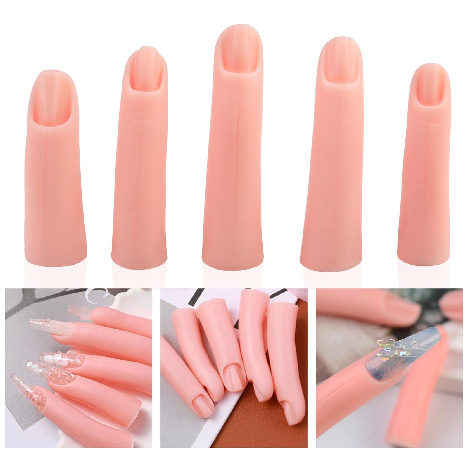 MODEL HAND ネイルアート練習用 Amazon.co.jp: ネイルアート練習用ハンド、ネイル、シリコン製