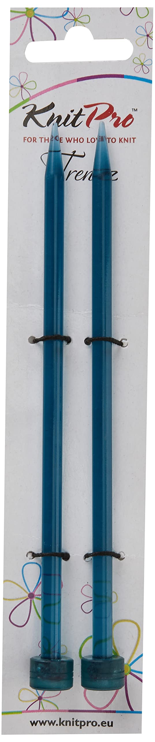 Knit Pro KP51169 Trendz: Knitting Pins: Single Ended: 15cm x 5.50mm, 5.5mm Turquoise