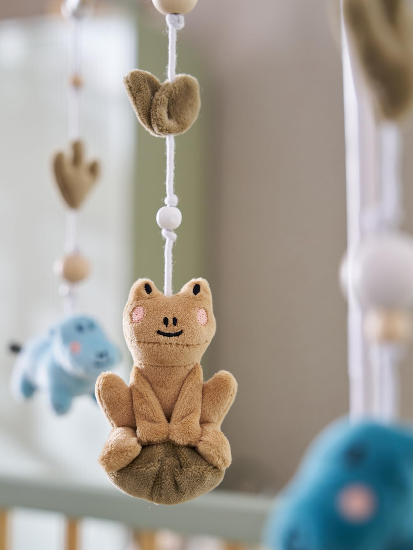 VERTBAUDET Mobile Musical Hippo Bébé Plastique vert TU