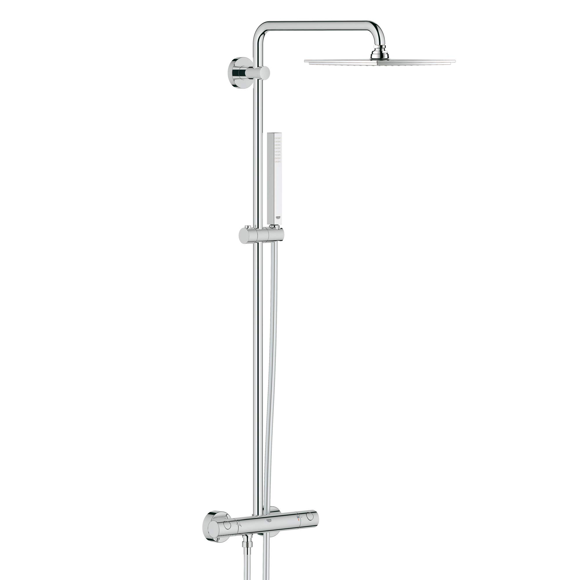GROHE EUPHORIA MONO シャワーヘッド 3色セット Grohe Rainshower Shower System with Thermostat, 26187000 - Amazon.com