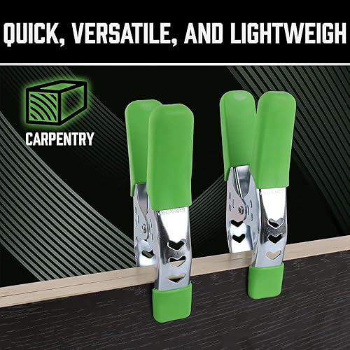 Miniatura 7 de SWANLAKE - 16 abrazaderas de resorte de 6 pulgadas, abrazaderas de resorte de metal de alta resistencia, apertura de mandíbula de 2.5 pulgadas (6